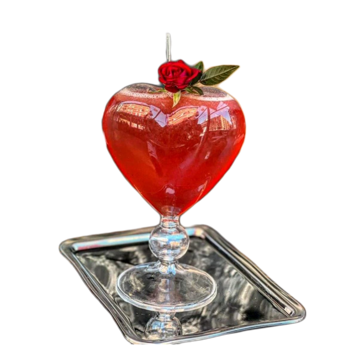Bougy Wines | Creative Heart-Shaped Cocktail Glasses (4pcs)