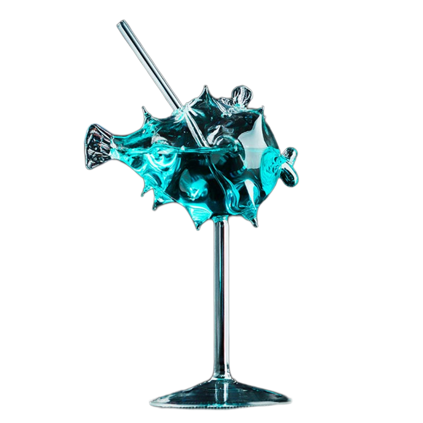 Bougy Wines | Transparent Pufferfish Cocktail Glass