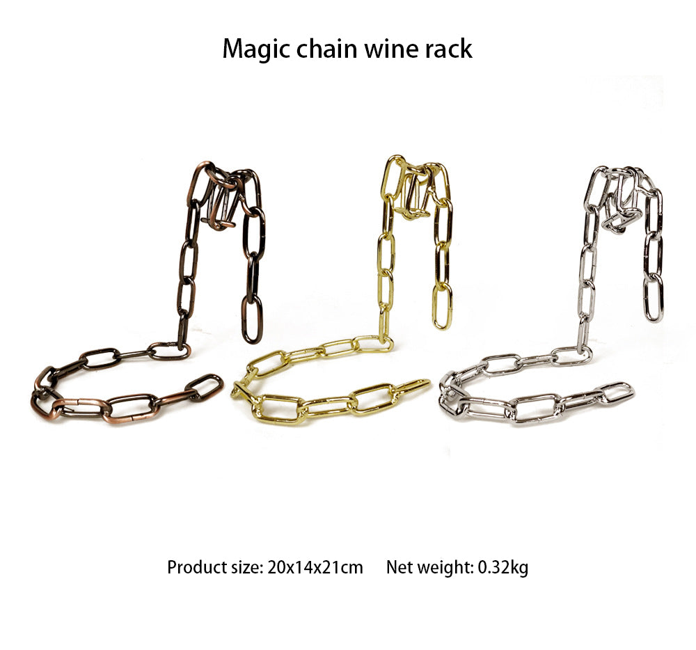 Bougy Wines | Magic Iron Chain Wine Bottle Holder