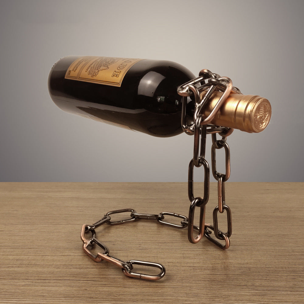 Bougy Wines | Magic Iron Chain Wine Bottle Holder