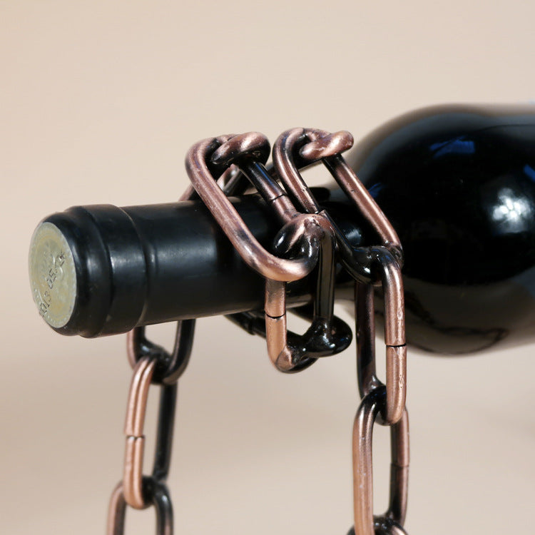 Bougy Wines | Magic Iron Chain Wine Bottle Holder