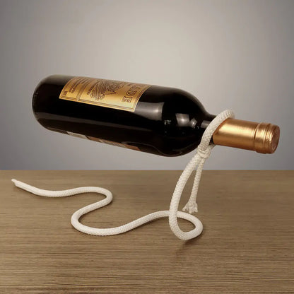 Bougy Wines | Suspended Rope Wine Bottle Holder